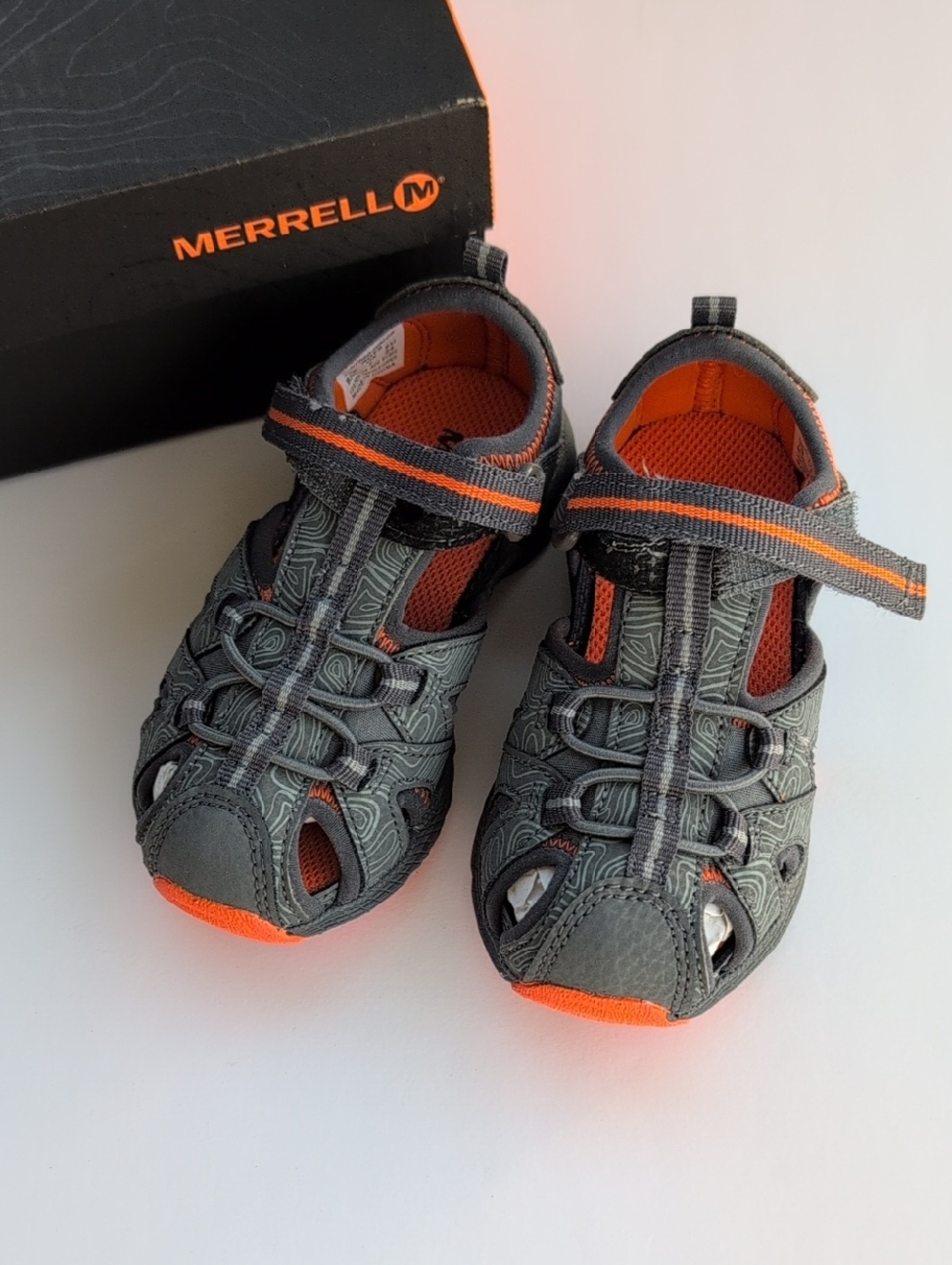 Merrell Kids Hydro Jr Sport Hiking Beach Water Shoes Sandals 7 Boys Toddler